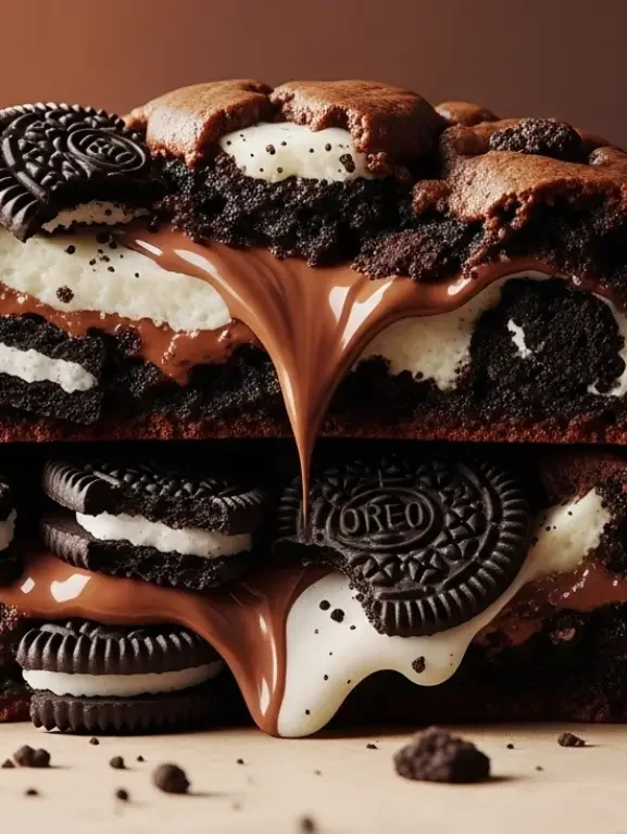 Aprenda a fazer o melhor Cookie de Oreo super recheado! Uma receita fácil, com massa de chocolate, chocolate branco e pedaços de bolacha Oreo. Fica delicioso!