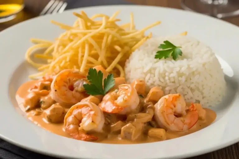 Aprenda a fazer um Estrogonofe de Camarão fácil, rápido e super cremoso! Uma receita perfeita para um jantar especial, pronta em menos de 30 minutos.