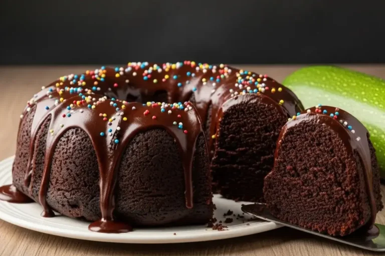 Aprenda a fazer um incrível Bolo de Abobrinha com Chocolate! Uma receita de liquidificador super fácil, fofinha e úmida que ninguém descobre o ingrediente secreto.