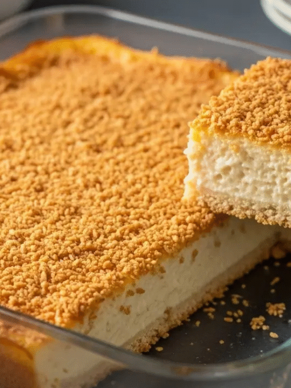 Aprenda a fazer o Bolo Pega Marido, o bolo de coco mais cremoso do mundo! Uma receita de liquidificador fácil, com leite condensado, que parece um pudim.