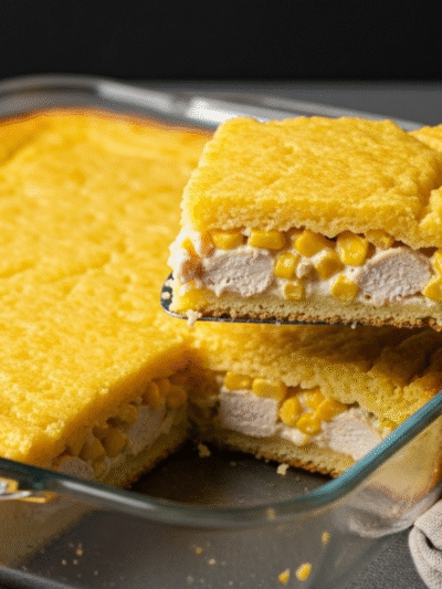 Aprenda a fazer uma Torta de Milho com Frango de liquidificador! Uma massa de milho fofinha, sem sovar, com recheio cremoso. Refeição fácil e deliciosa.