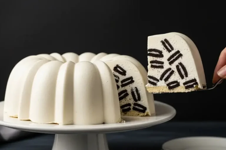 Aprenda a fazer a Torta Mousse de Oreo mais fácil do mundo! Uma sobremesa cremosa, sem forno, com pedaços de bolacha. Deliciosa, linda e super simples!