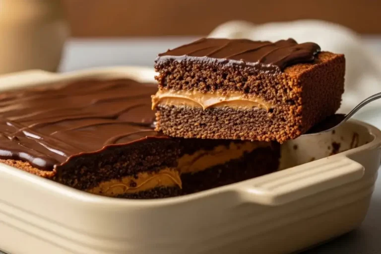 Aprenda a fazer Pão de Mel de Travessa Saudável, sem açúcar e sem glúten! Receita fácil com farinha de aveia, mel e recheio de doce de leite sem açúcar.